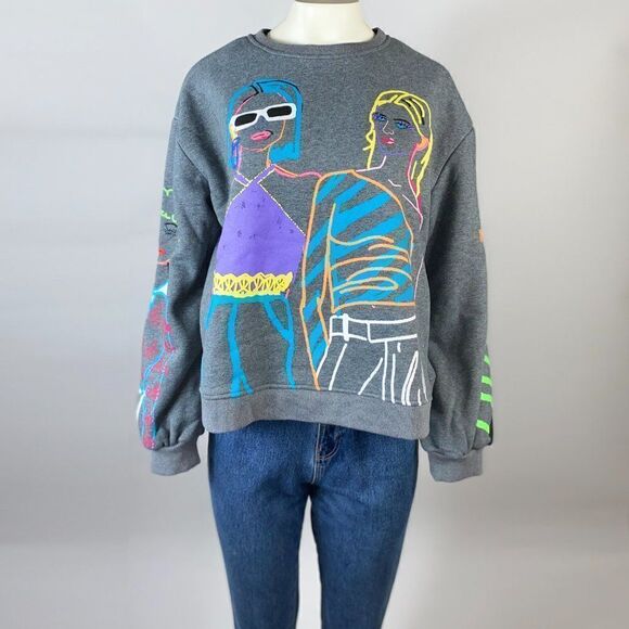 ZARA PRINTED GIRLS SWEATSHIRT  - Picture 2 of 14